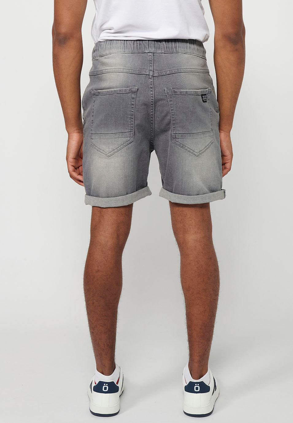 Short Hombre Jogger Denim Cintura Elástica – Koroshi 2411PS87