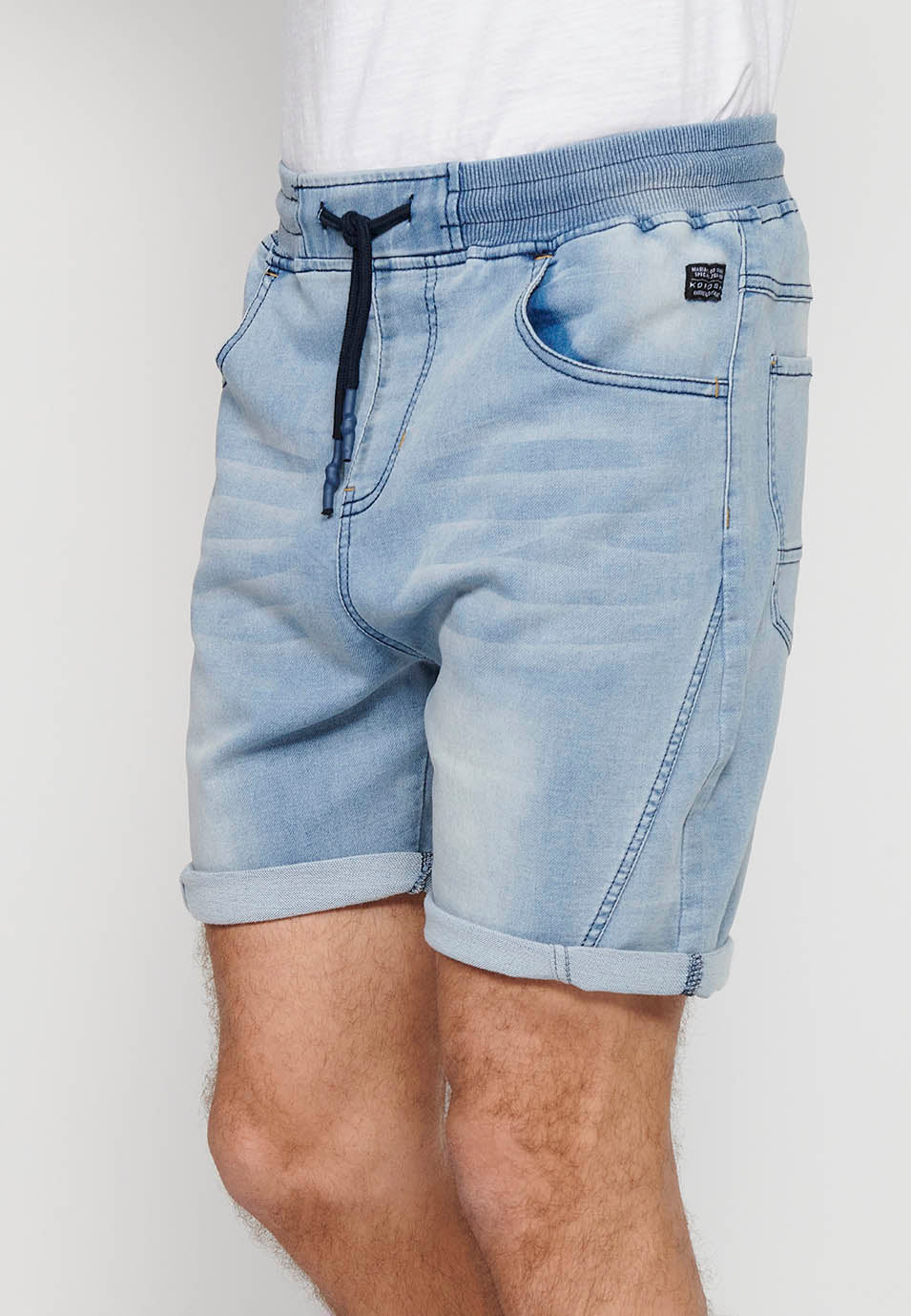 Short Hombre Jogger Denim Cintura Cordón – Koroshi 2411PS88