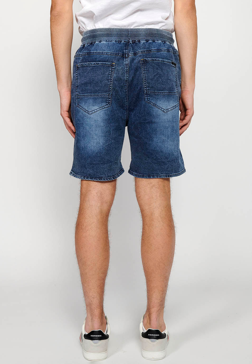 Short Hombre Jogger Denim Cintura Cordón – Koroshi 2411PS88