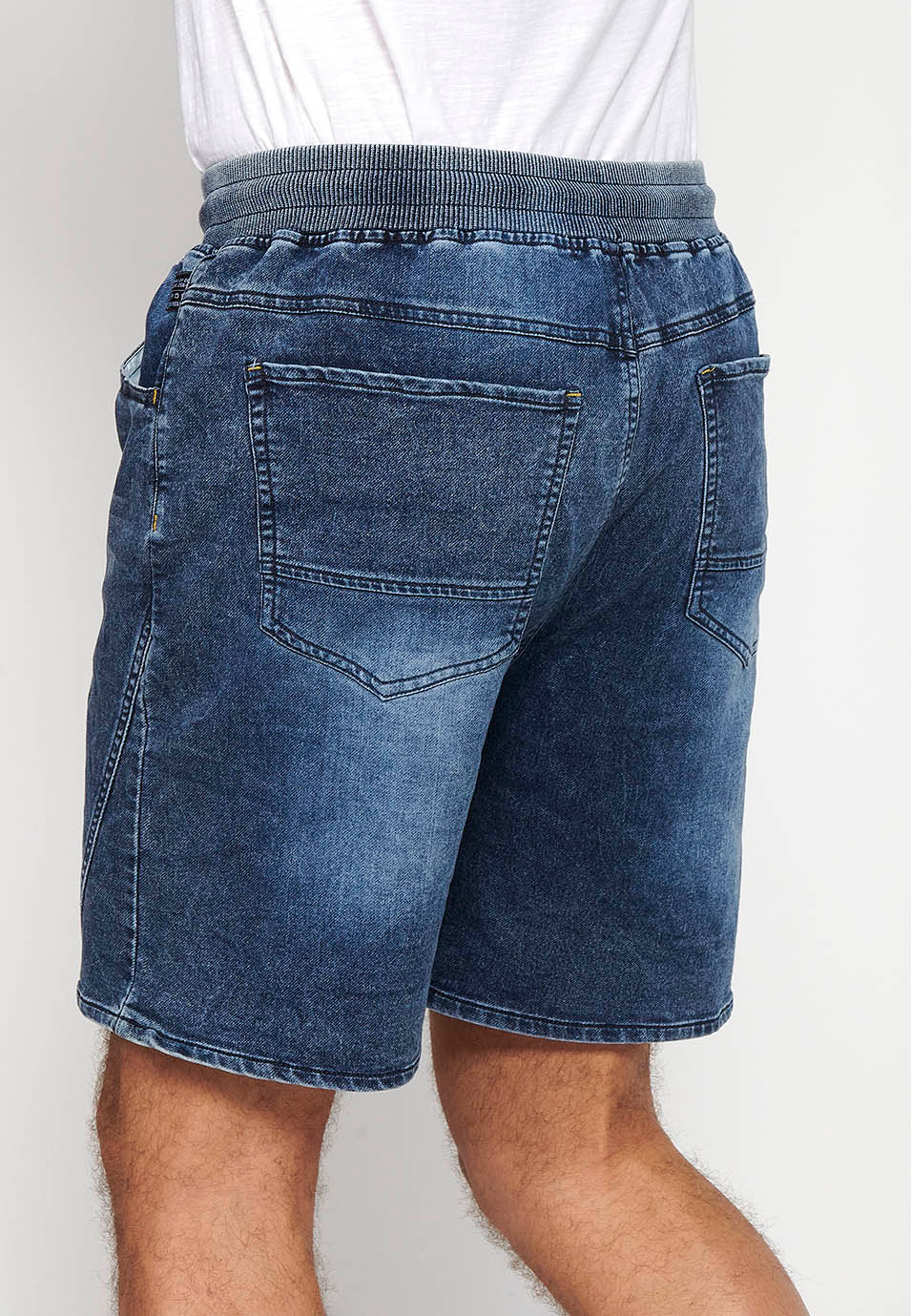 Short Hombre Jogger Denim Cintura Cordón – Koroshi 2411PS88