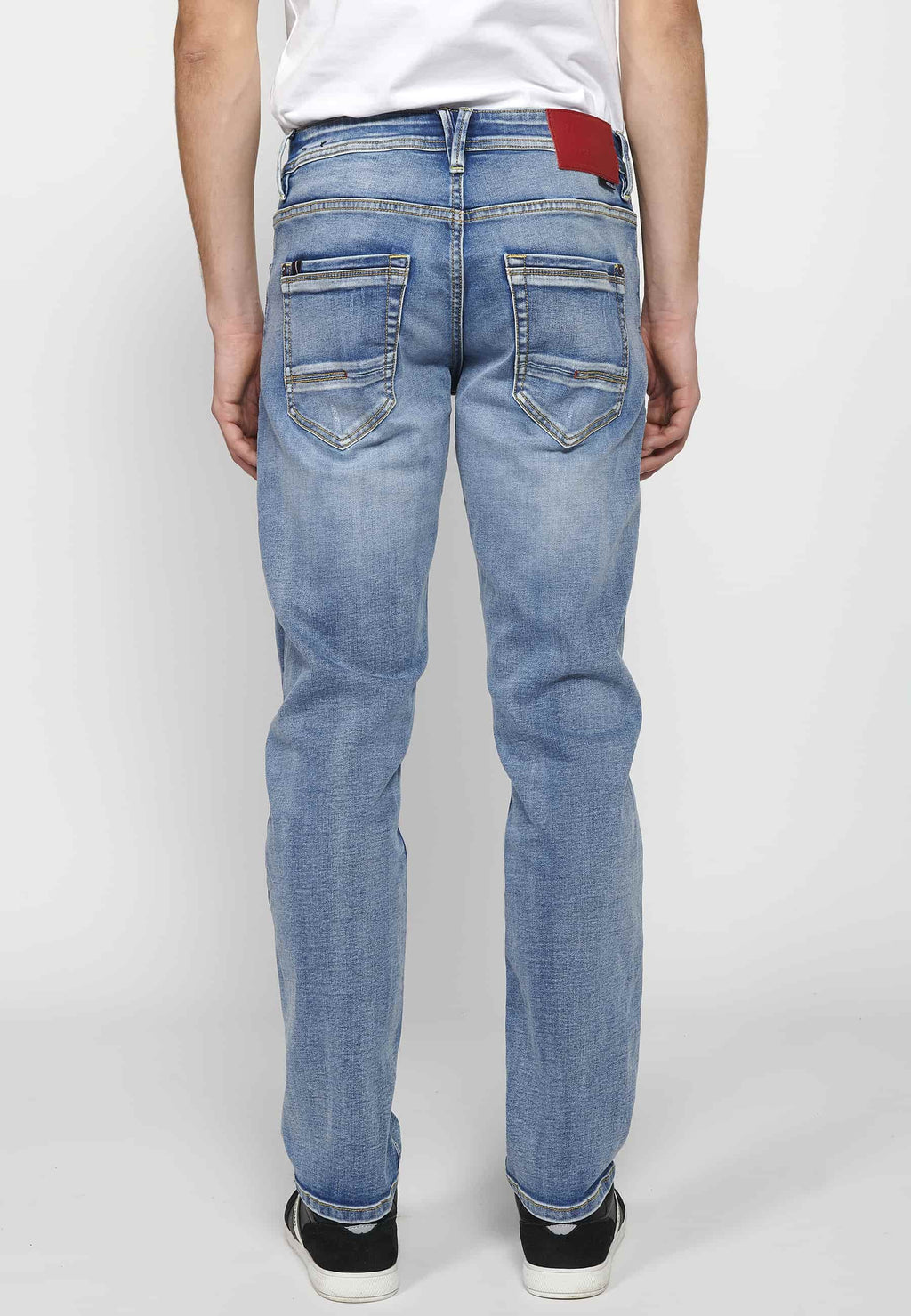 Pantalón Hombre Vaquero Azul Claro Regular Fit – Koroshi