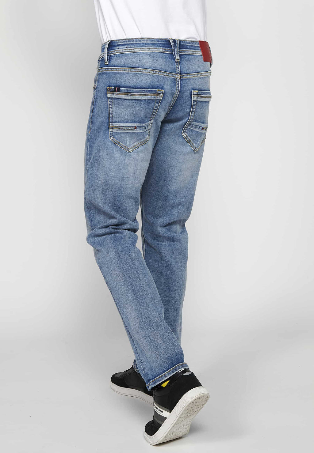 Pantalón Hombre Vaquero Azul Claro Regular Fit – Koroshi
