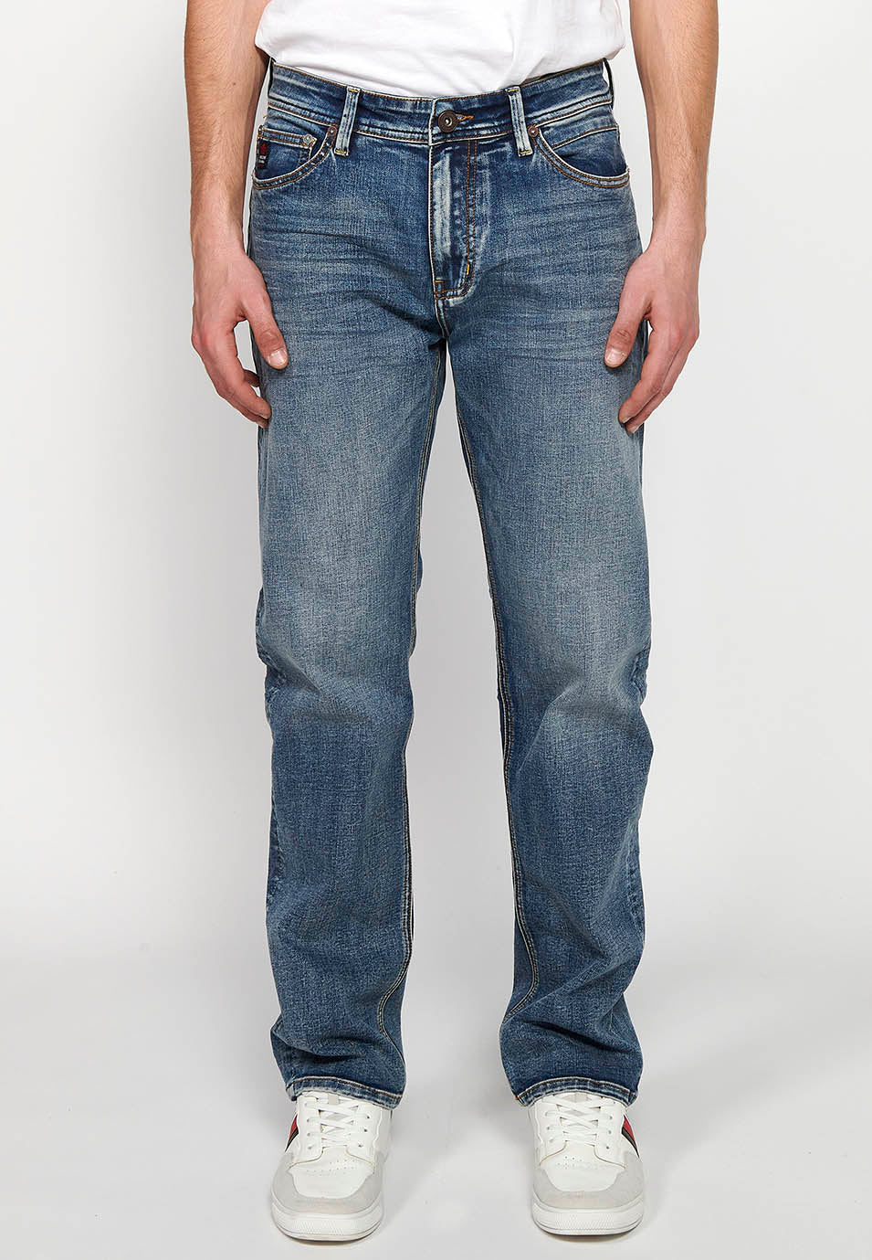 Pantalón Hombre Vaquero Azul Claro Comfort Fit – Koroshi 2411PT72