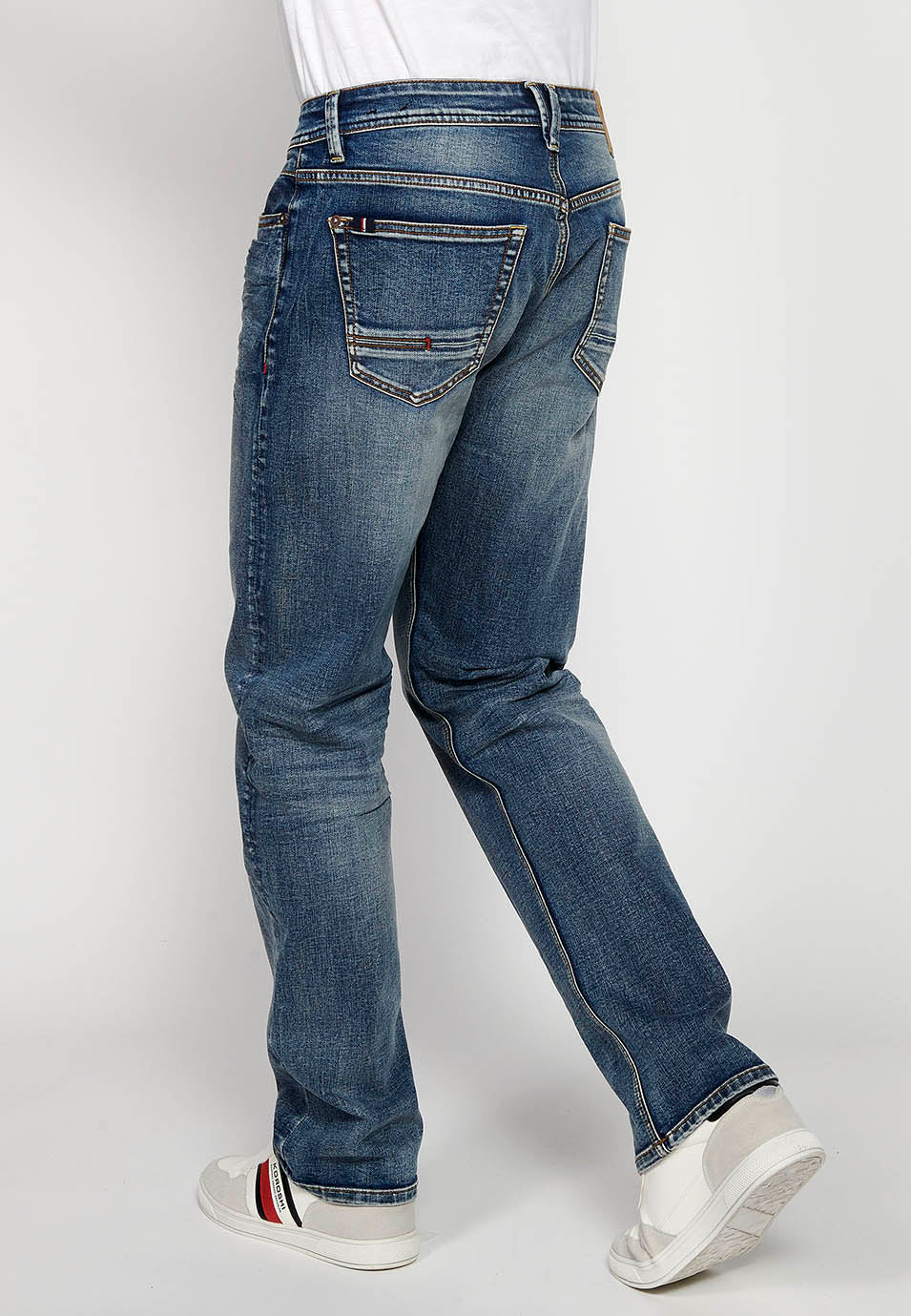 Pantalón Hombre Vaquero Azul Claro Comfort Fit – Koroshi 2411PT72