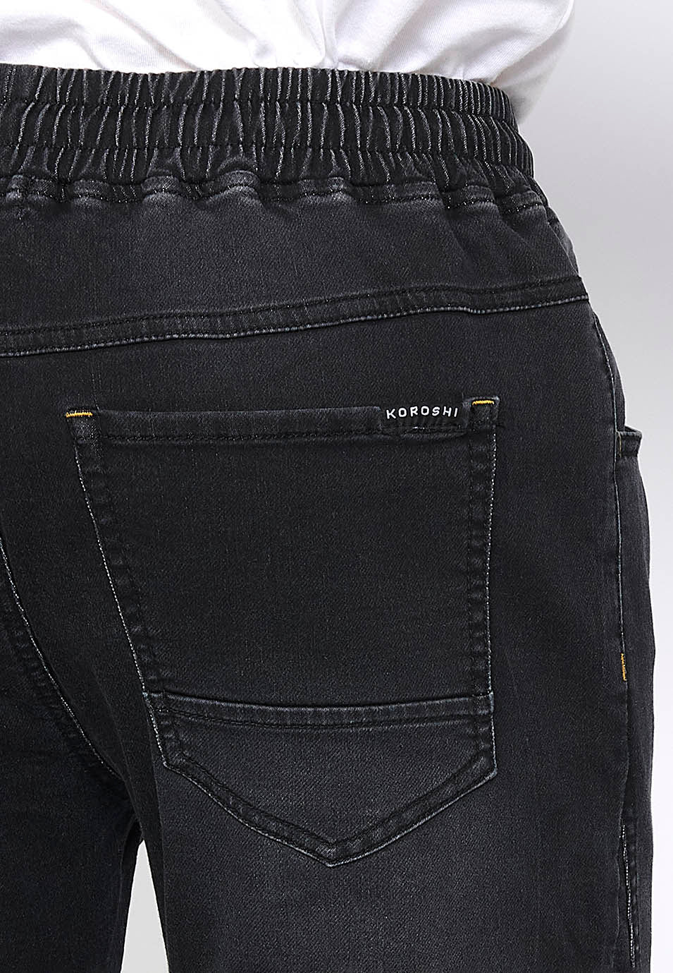Pantalón Hombre Jogger Vaquero Slim Fit Puños Elásticos – Koroshi 2411PT85