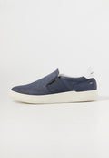 Zapatillas Hombre Slip-On Sneaker Piel Sintética Navy – Koroshi