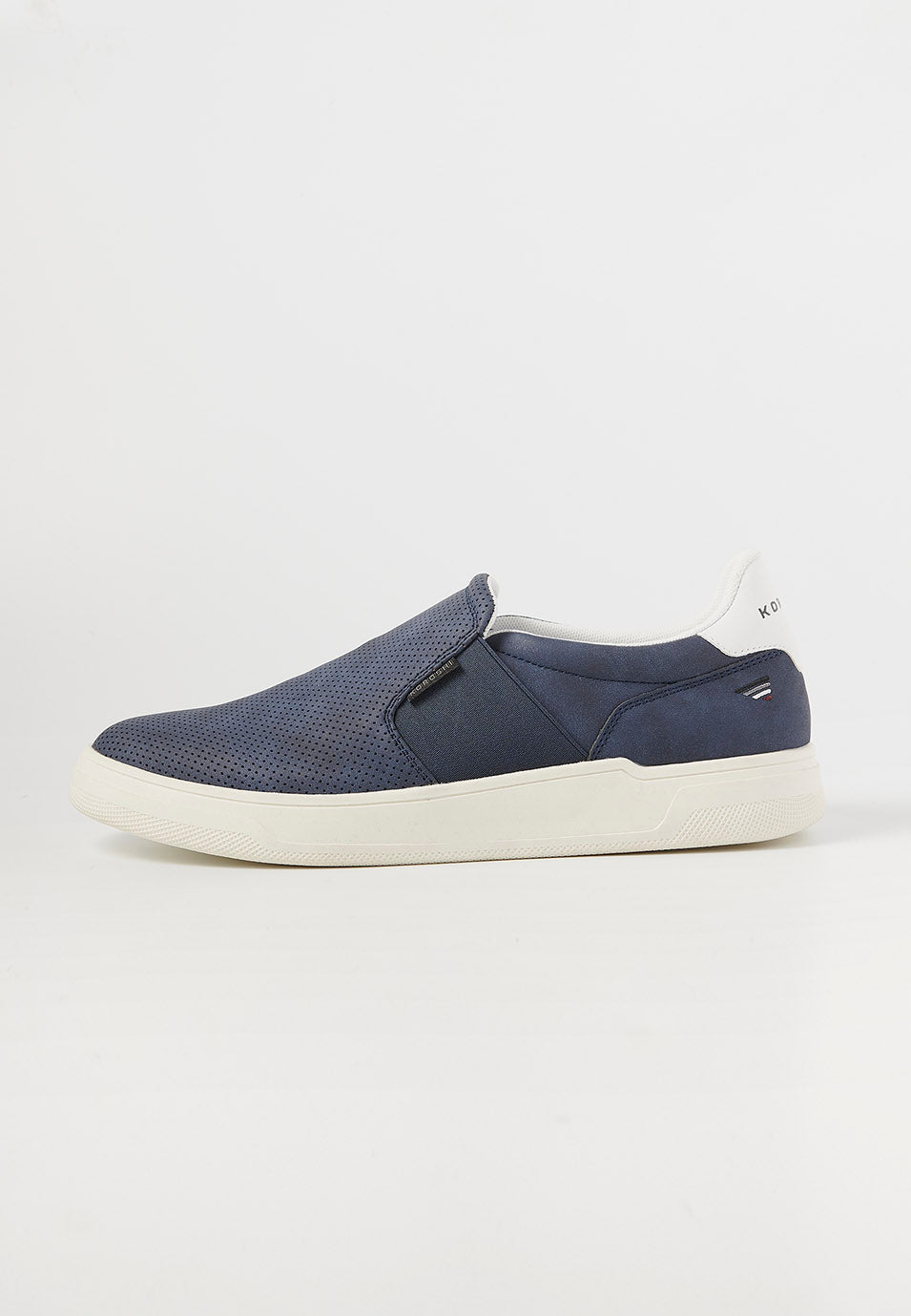 Zapatillas Hombre Slip-On Sneaker Piel Sintética Navy – Koroshi