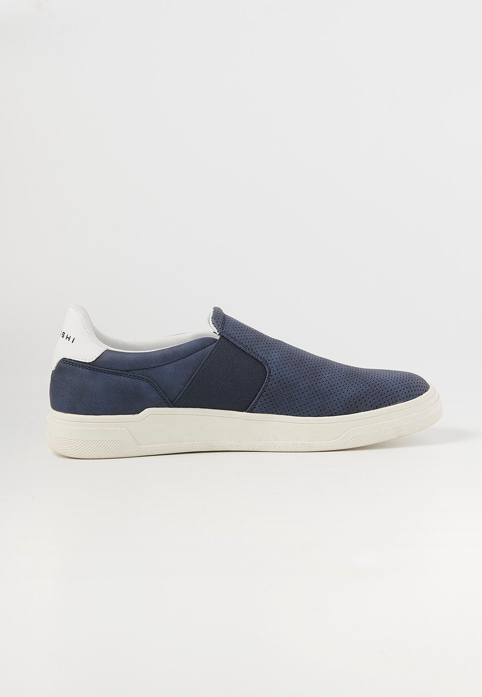 Zapatillas Hombre Slip-On Sneaker Piel Sintética Navy – Koroshi