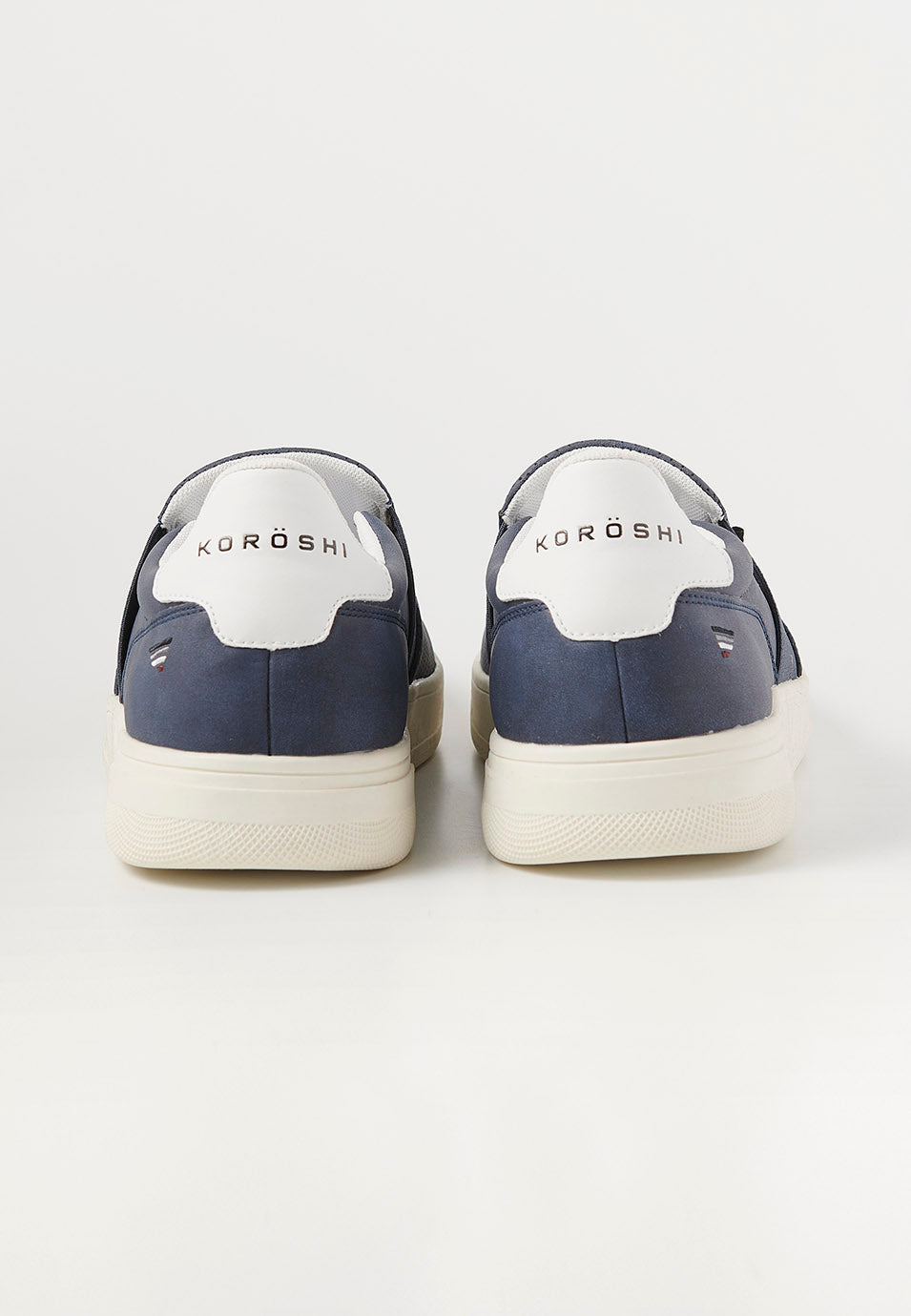 Zapatillas Hombre Slip-On Sneaker Piel Sintética Navy – Koroshi