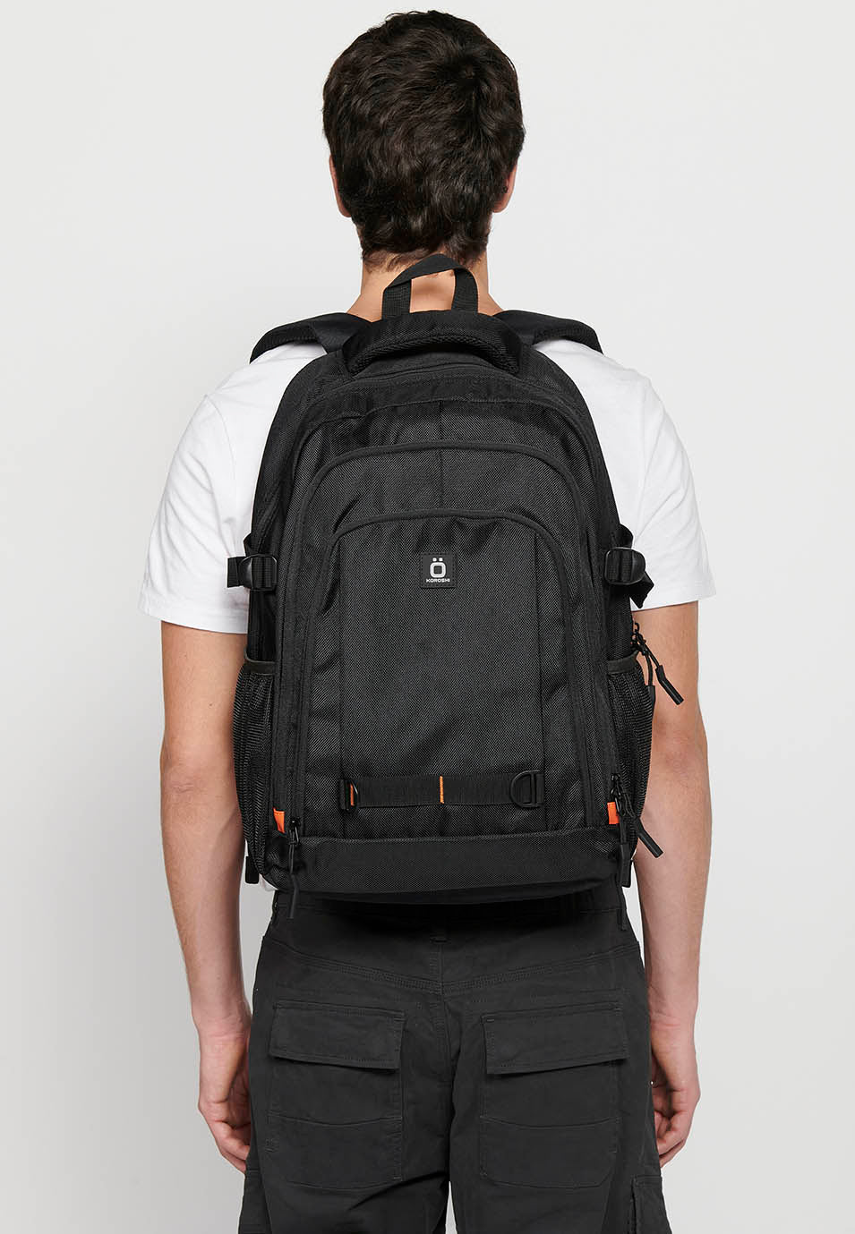 Mochila para Portátil Hombre 3 Compartimentos – Koroshi 2411ZA04
