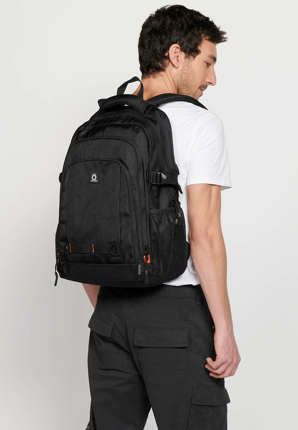Mochila para Portátil Hombre 3 Compartimentos – Koroshi 2411ZA04