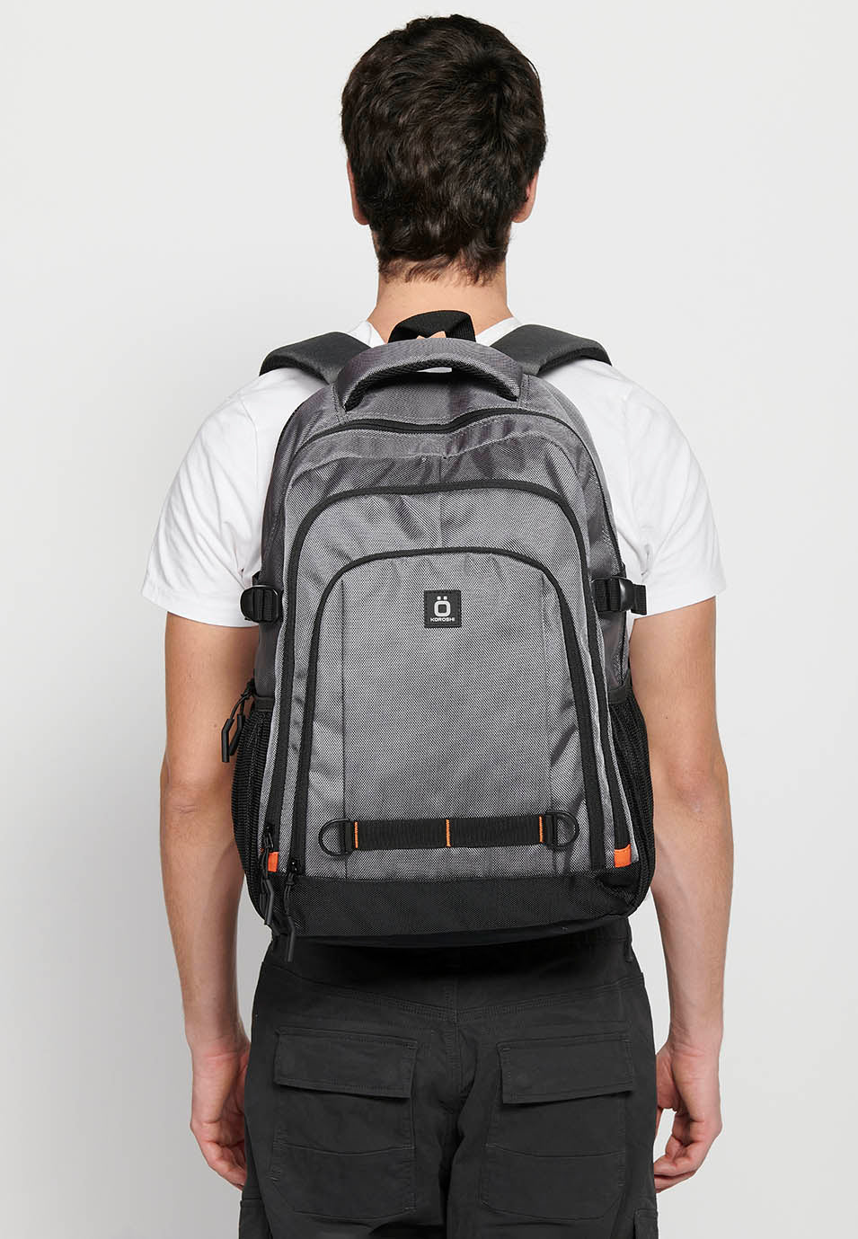 Mochila para Portátil Hombre 3 Compartimentos – Koroshi 2411ZA04