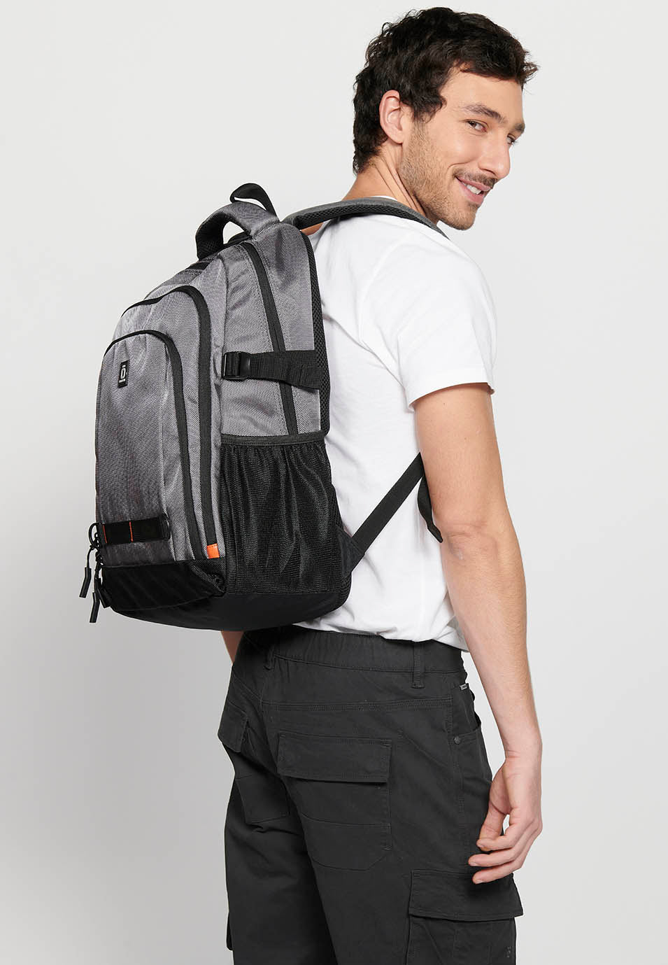 Mochila para Portátil Hombre 3 Compartimentos – Koroshi 2411ZA04