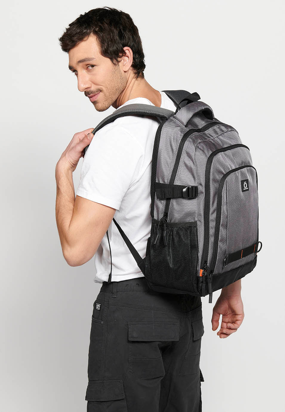 Mochila para Portátil Hombre 3 Compartimentos – Koroshi 2411ZA04