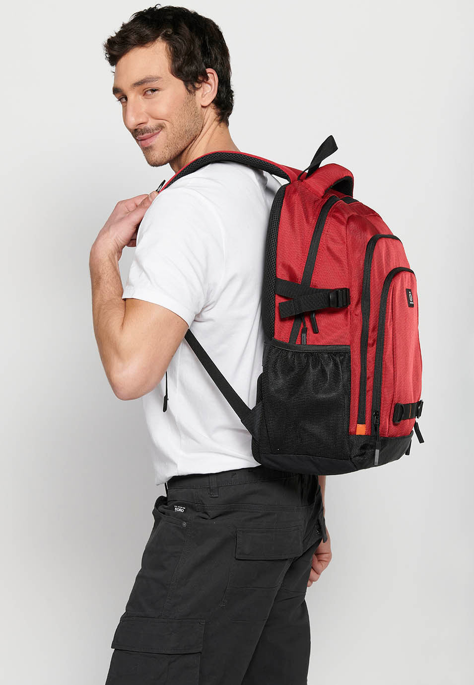Mochila para Portátil Hombre 3 Compartimentos – Koroshi 2411ZA04