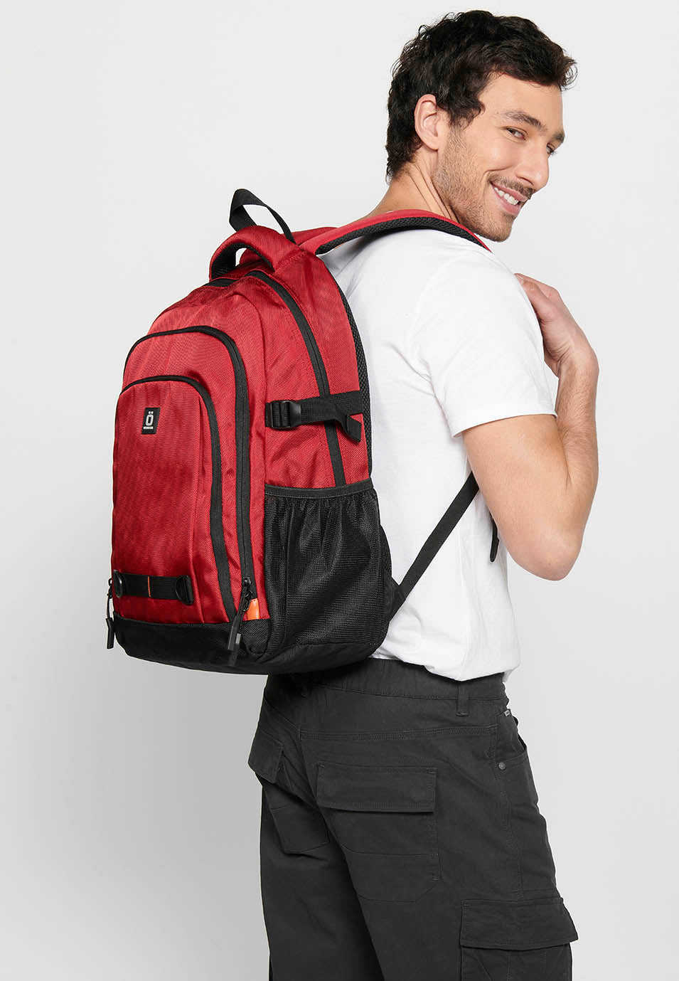 Mochila para Portátil Hombre 3 Compartimentos – Koroshi 2411ZA04