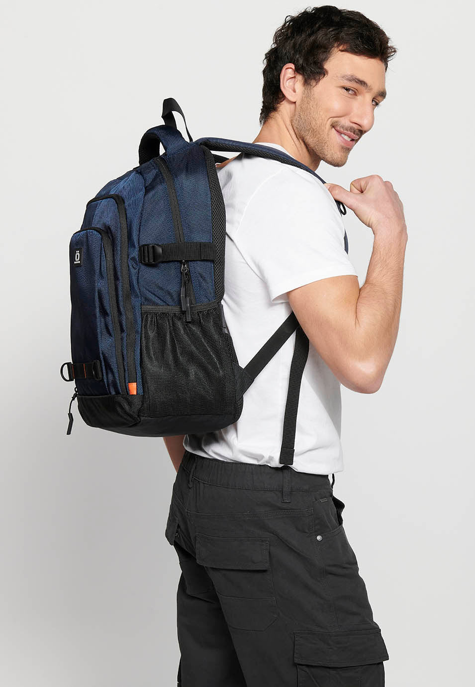 Mochila para Portátil Hombre 3 Compartimentos – Koroshi 2411ZA04