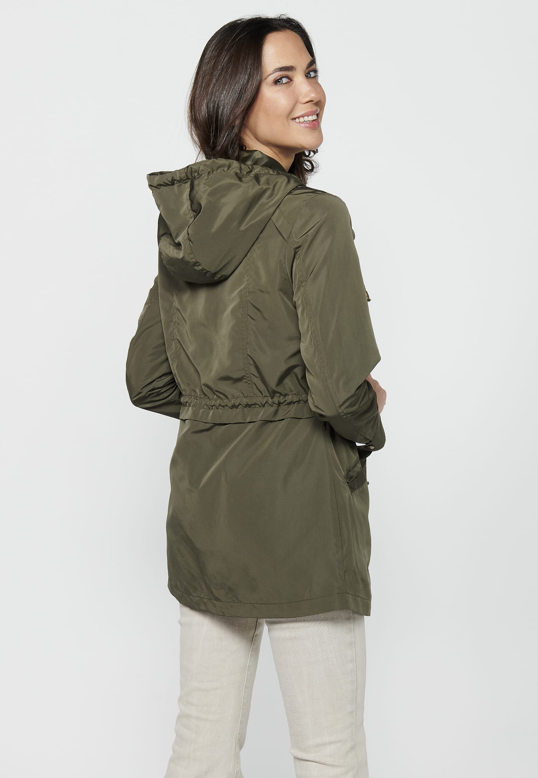 Parka de mujer con capucha – Koroshi 2412JA69
