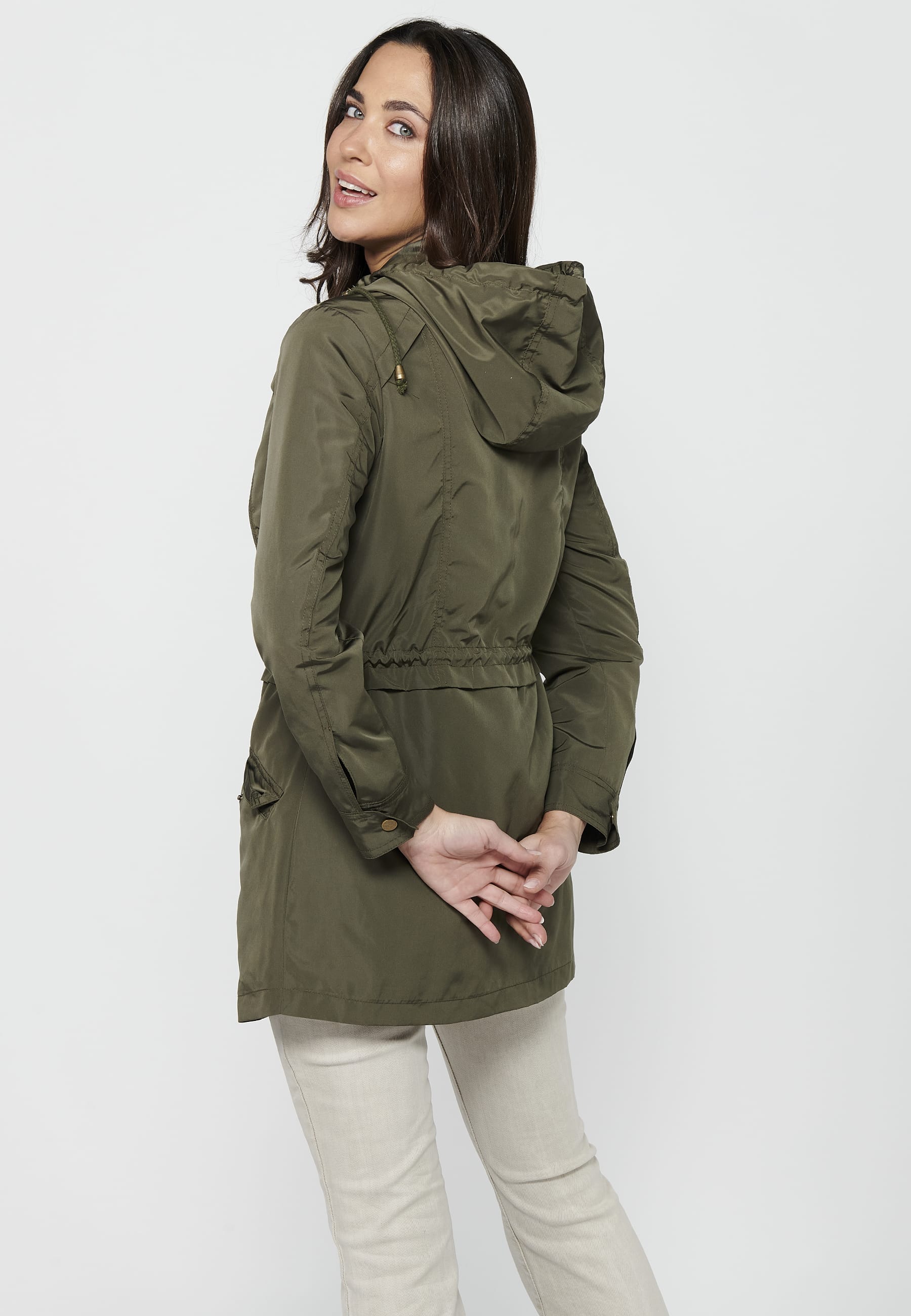 Parka de mujer con capucha – Koroshi 2412JA69
