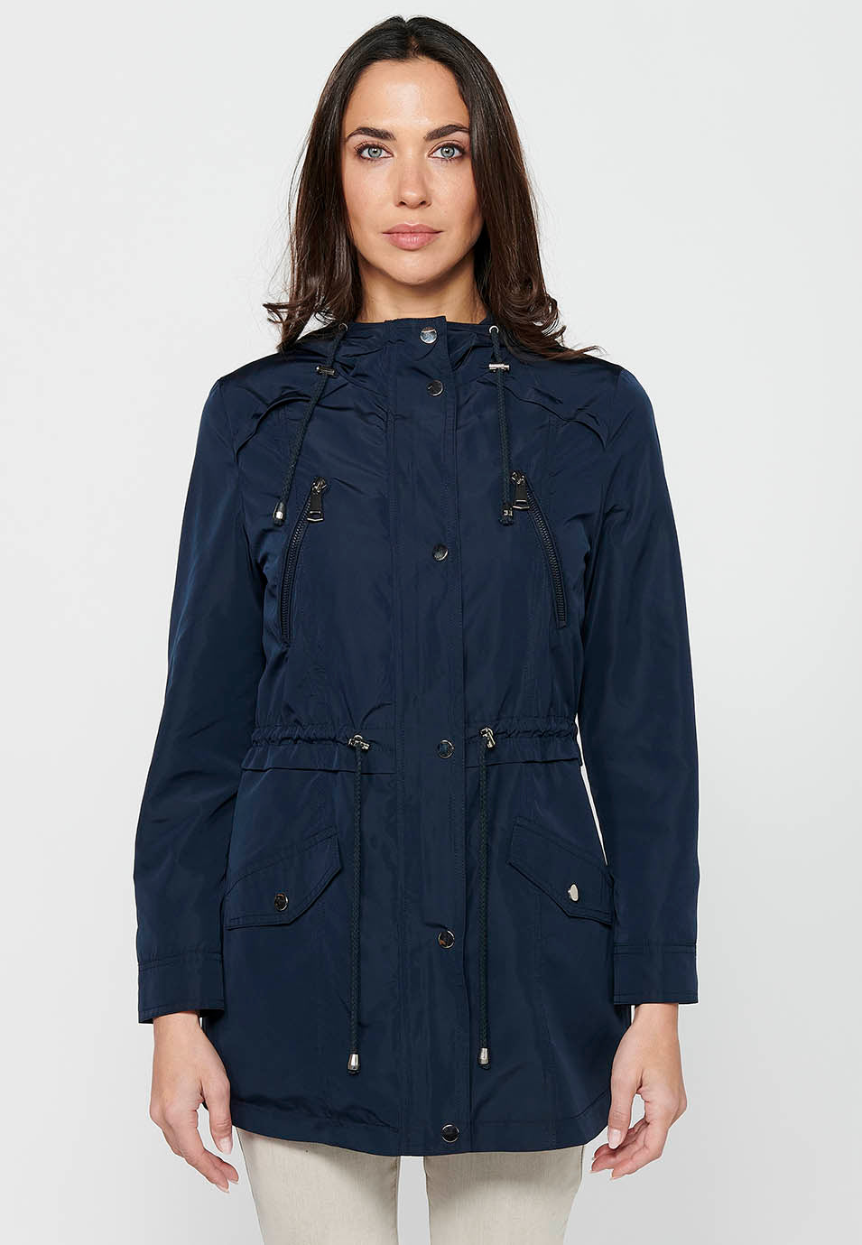 Parka de mujer con capucha – Koroshi 2412JA69