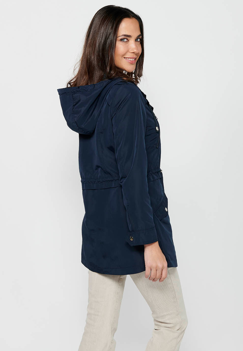Parka de mujer con capucha – Koroshi 2412JA69