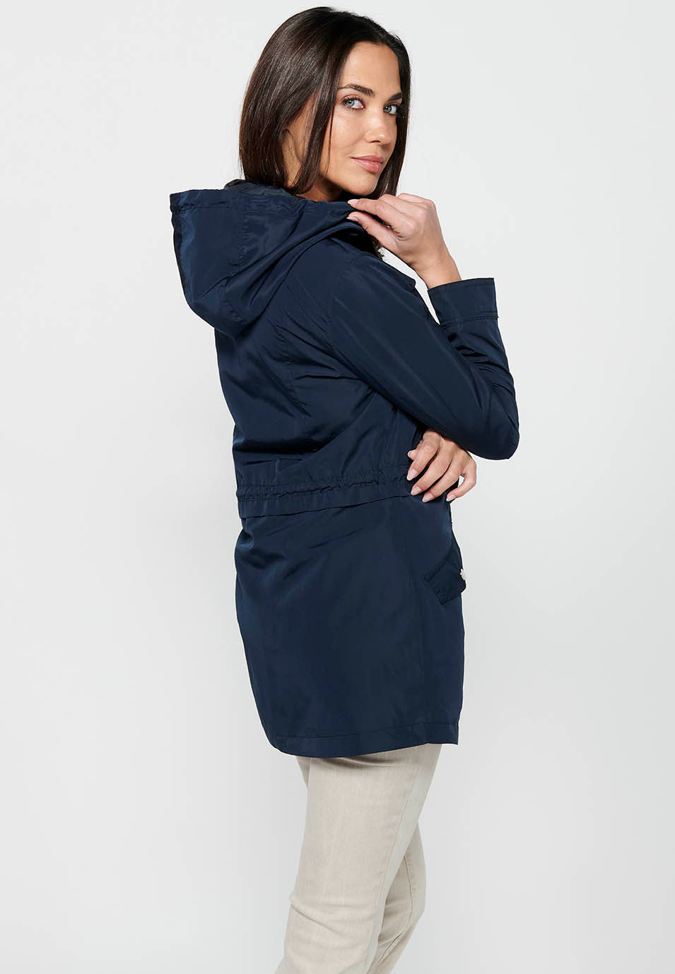 Parka de mujer con capucha – Koroshi 2412JA69