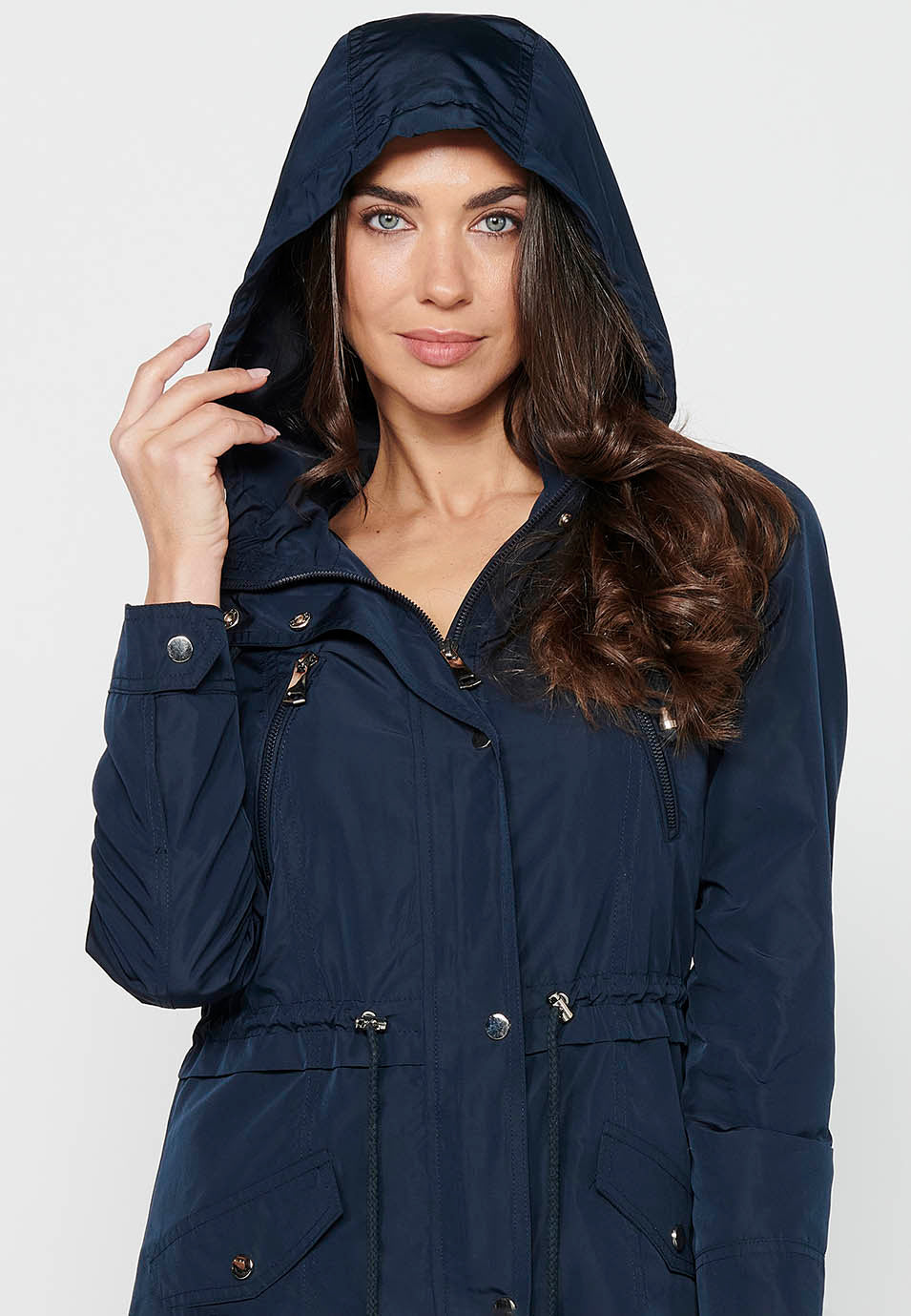 Parka de mujer con capucha – Koroshi 2412JA69