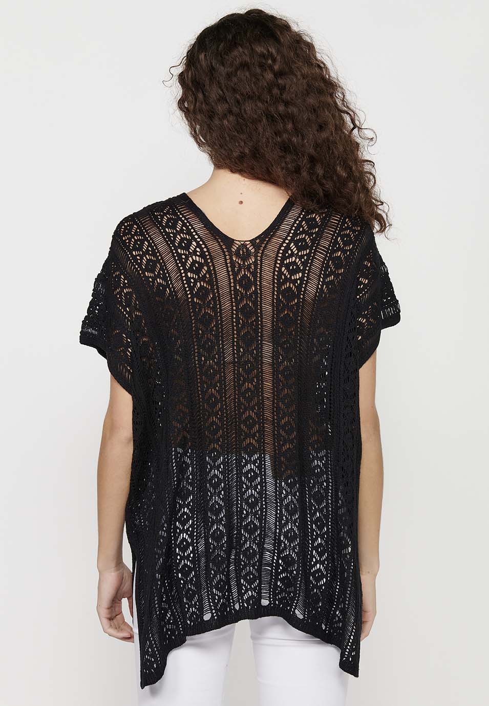 Jersey punto tricot holgado mujer