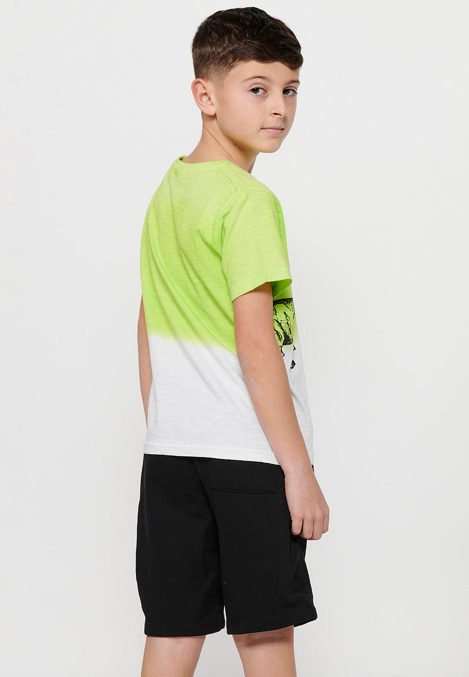 Camiseta Niño Manga Corta Dinosaurios Skate – Koroshi Lima