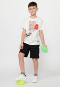 Camiseta Niño Manga Corta Dinosaurio – Koroshi Crudo