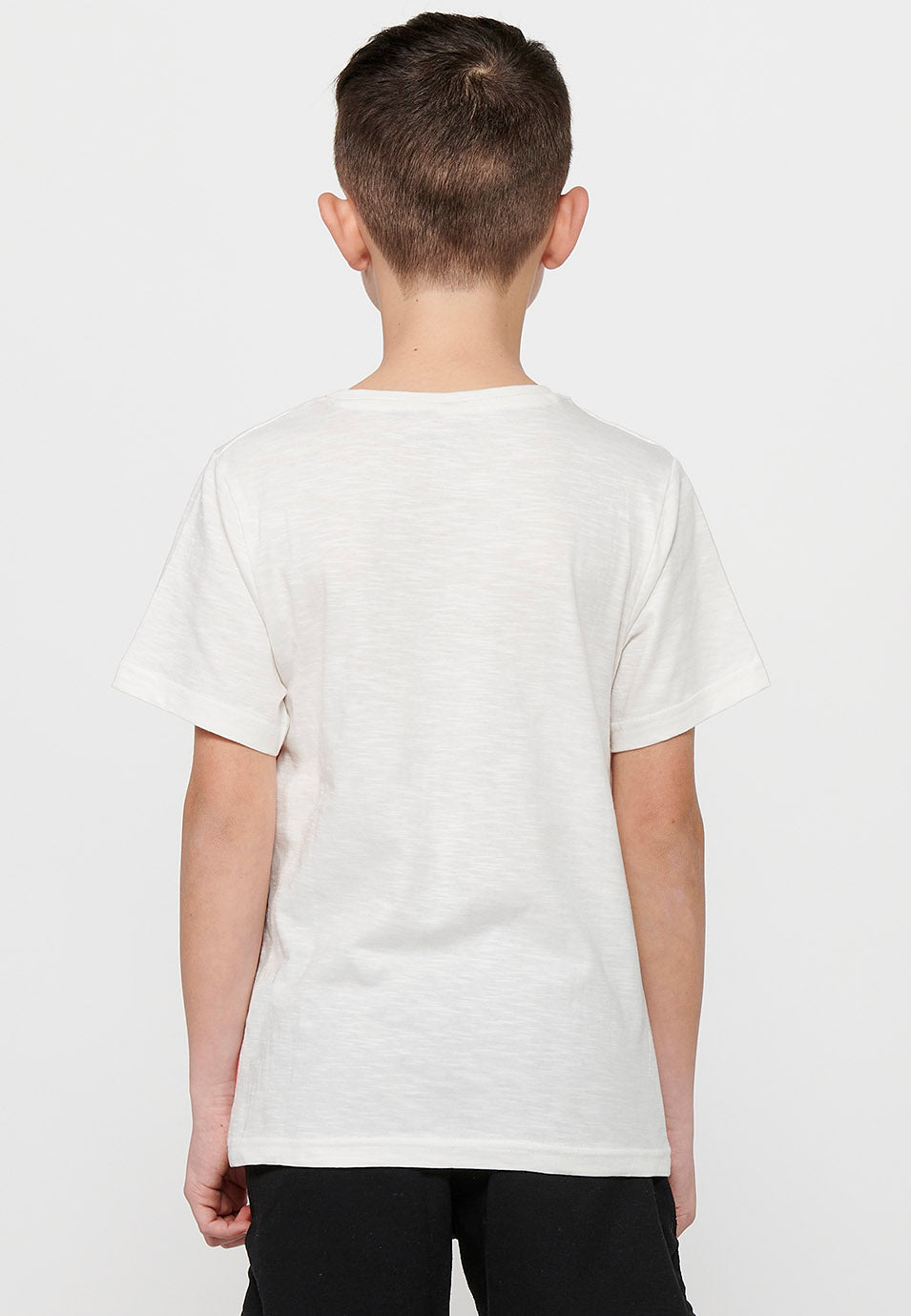 Camiseta Niño Manga Corta Dinosaurio – Koroshi Crudo