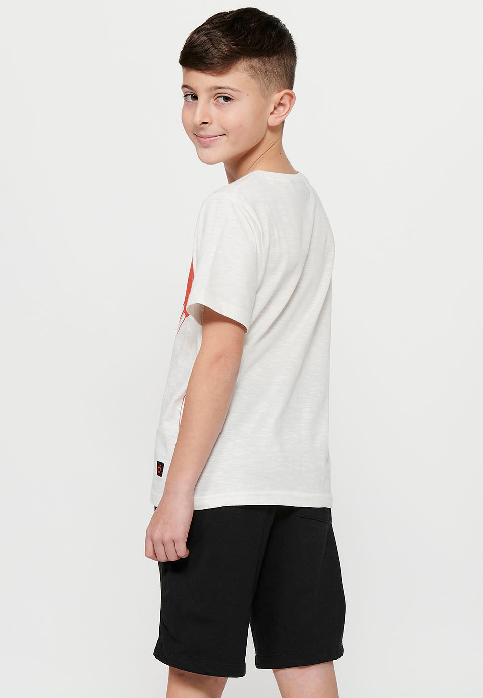 Camiseta Niño Manga Corta Dinosaurio – Koroshi Crudo