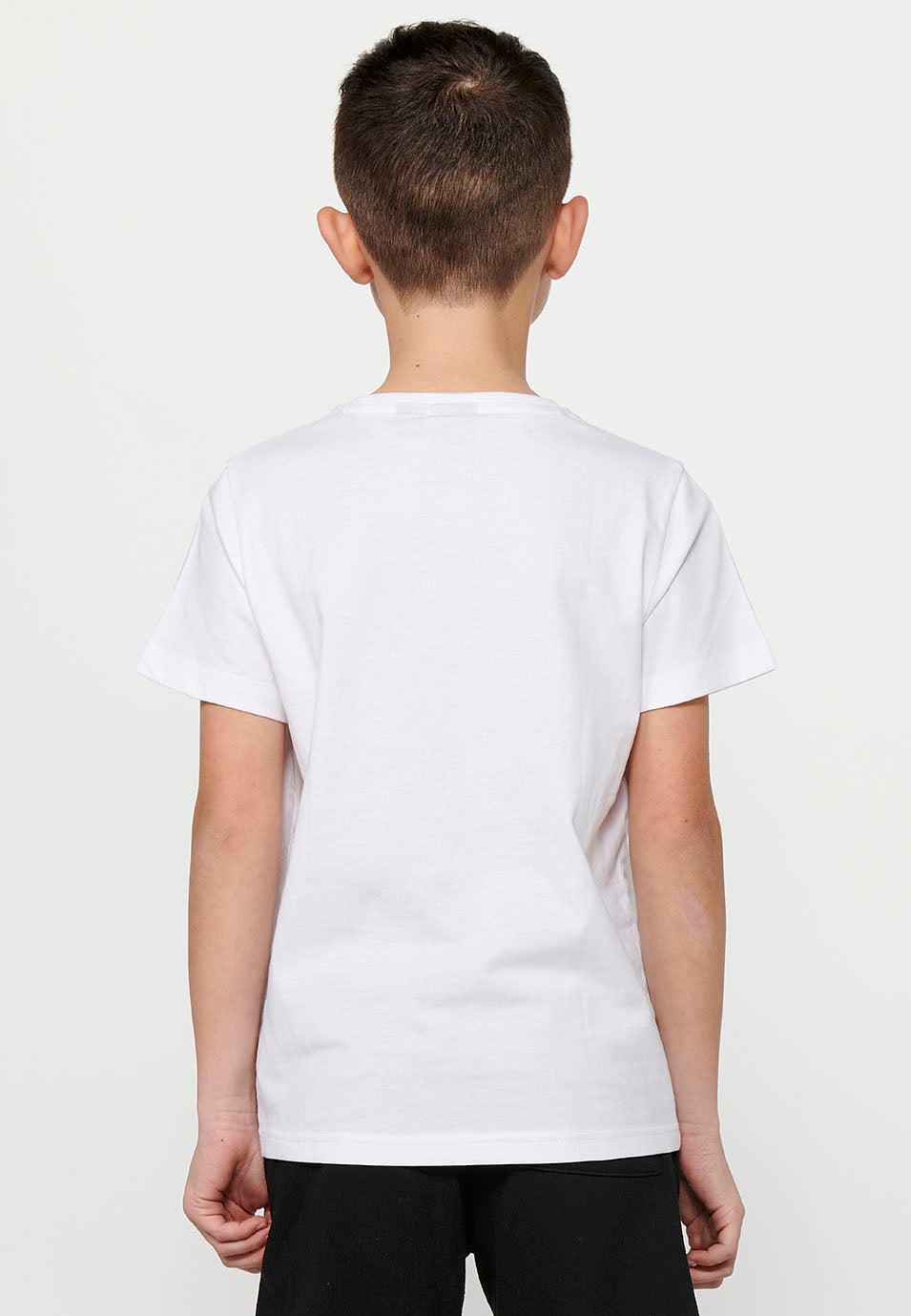 Camiseta Niño Manga Corta Tigre – Koroshi Blanco