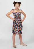 Vestido Niña Tirantes Estampado Floral – Koroshi Multicolor