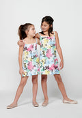 Vestido Niña Tirantes Detalle Espalda – Koroshi Multicolor
