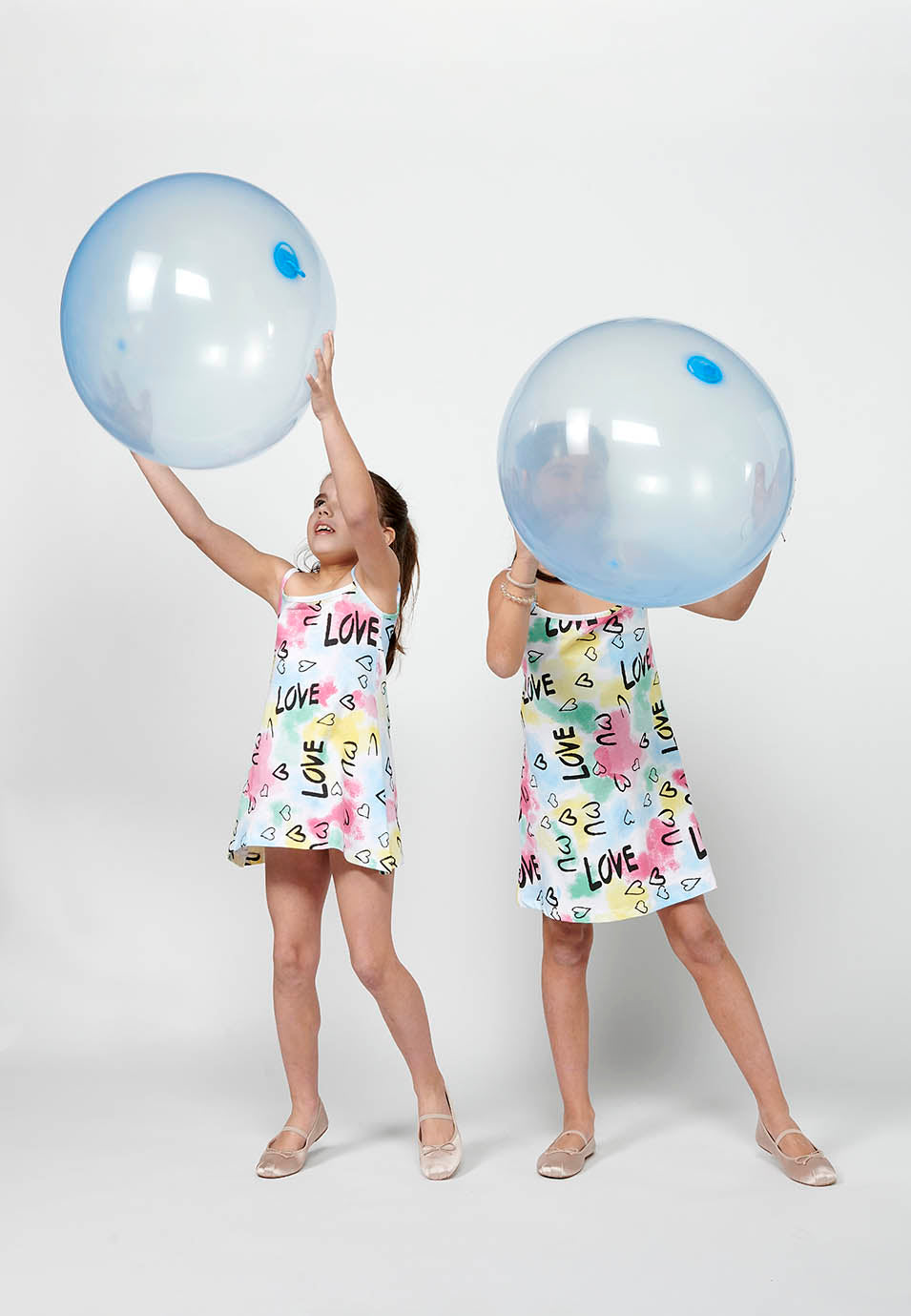 Vestido Niña Tirantes Detalle Espalda – Koroshi Multicolor