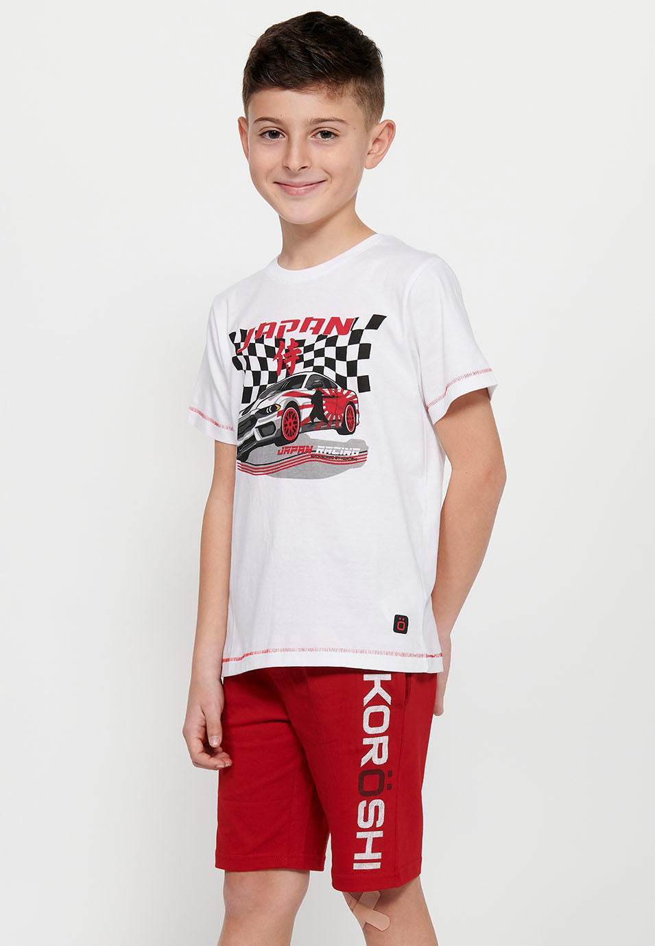 Pack 2 Camisetas Niño Manga Corta – Koroshi Multicolor