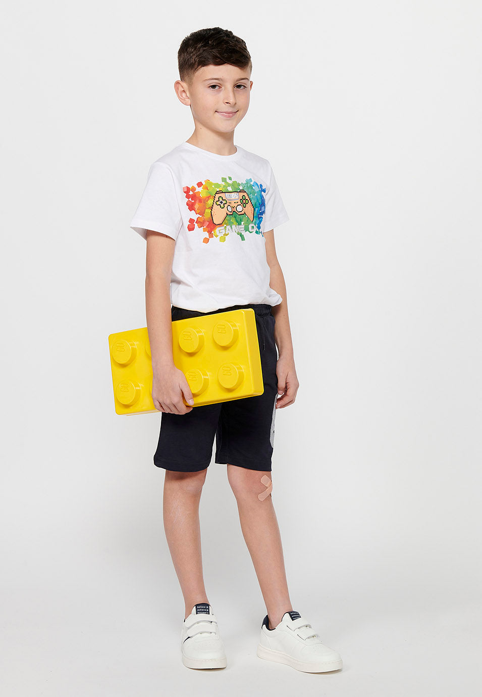 Pack 2 Pantalones Cortos Niño – Koroshi Multicolor