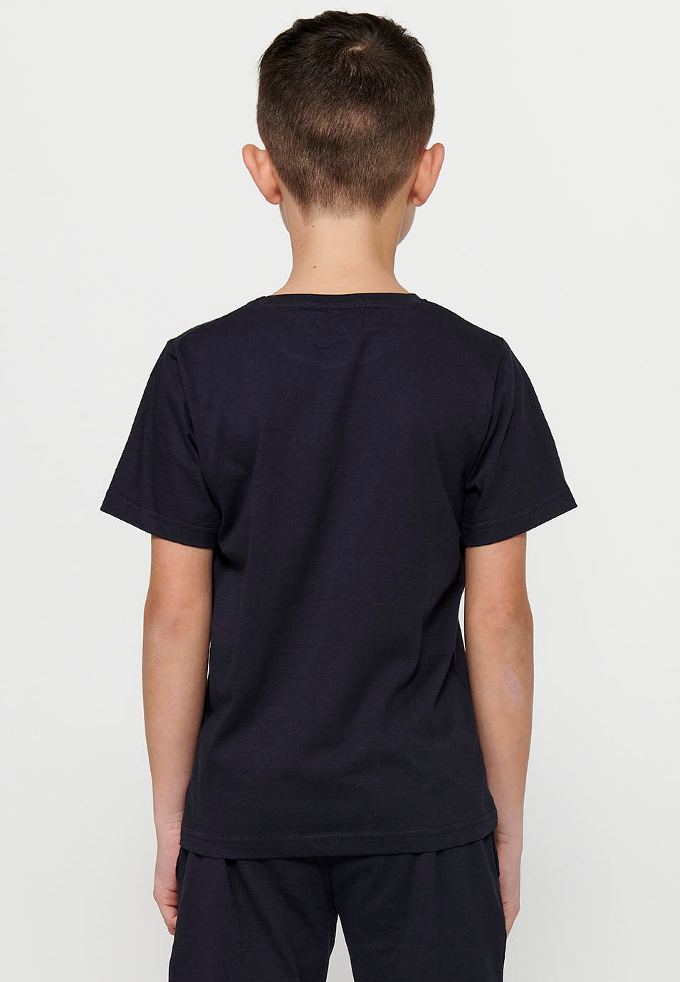 Conjunto Niño Camiseta y Pantalón Corto – Koroshi Marino