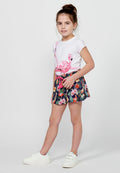 Pack 2 Shorts Niña Cintura Goma y Cordón – Koroshi Multicolor