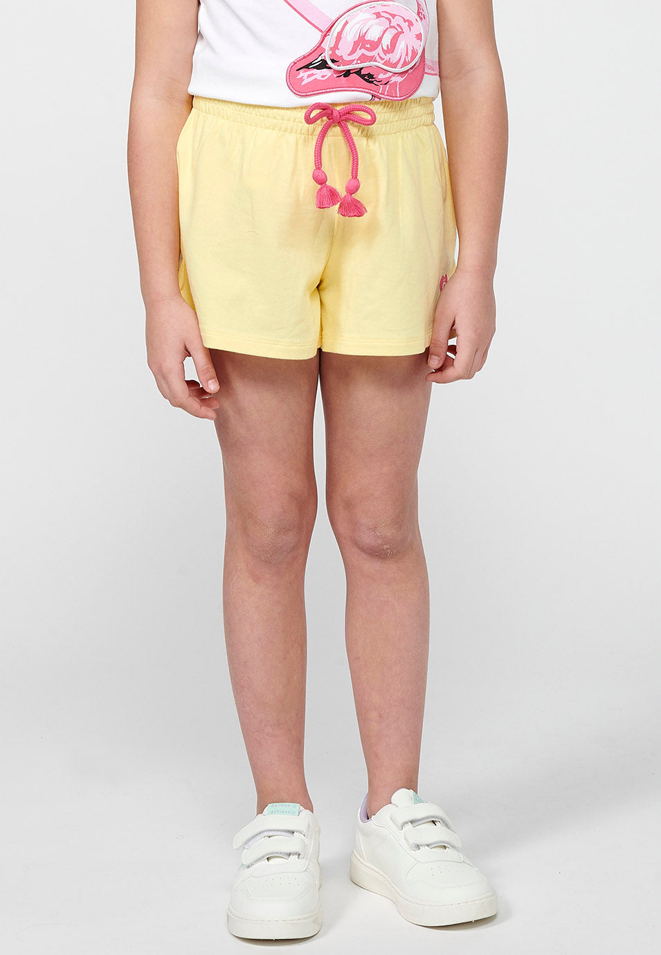 Pack 2 Shorts Niña Cintura Goma y Cordón – Koroshi Multicolor