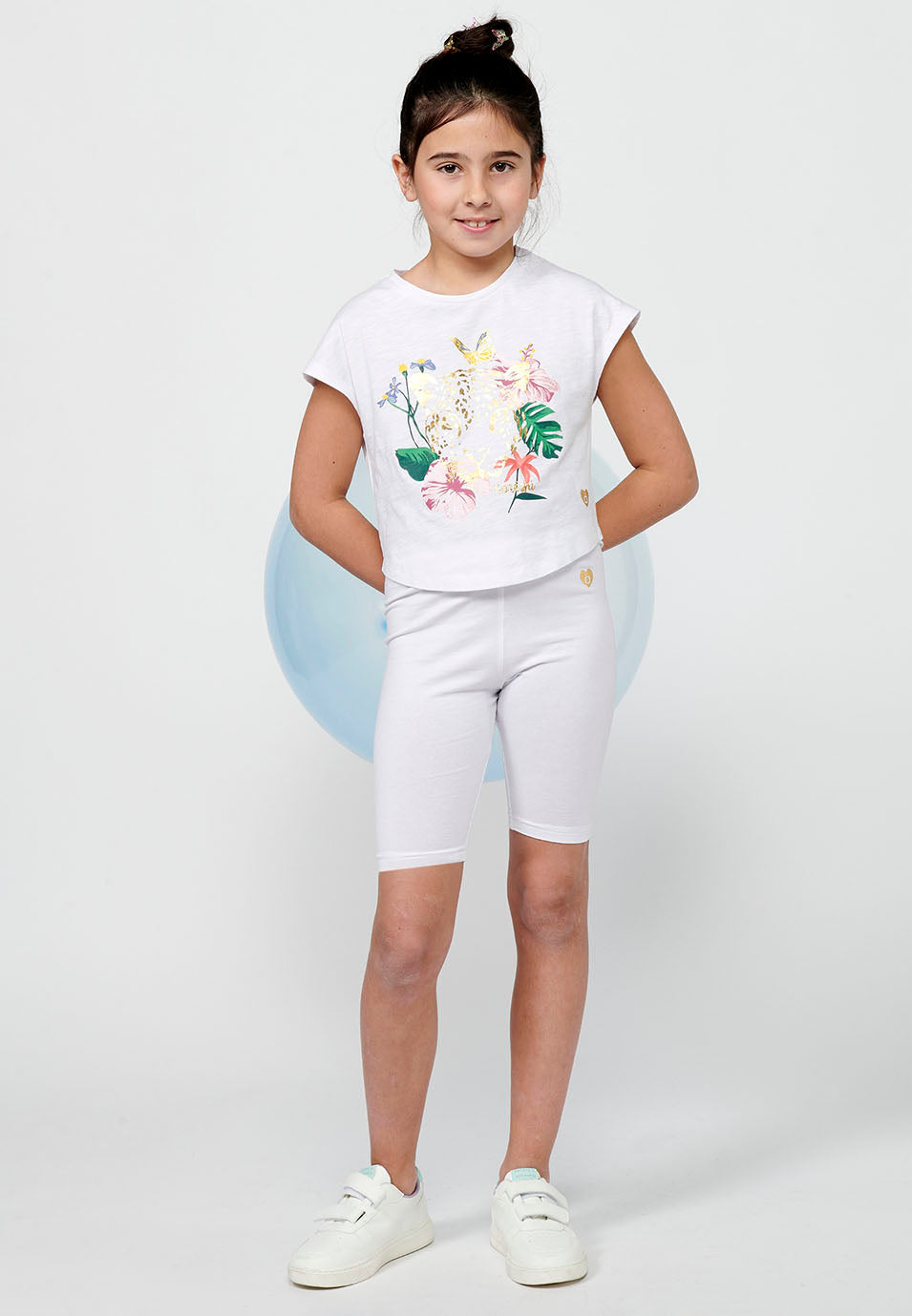 Pack 3 Shorts Niña Estilo Legging – Koroshi Multicolor