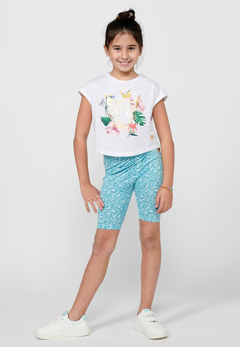 Pack 3 Shorts Niña Estilo Legging – Koroshi Multicolor