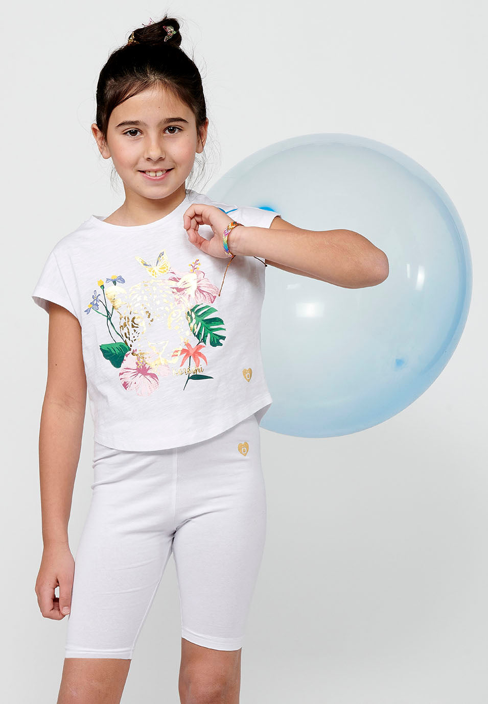 Pack 3 Shorts Niña Estilo Legging – Koroshi Multicolor