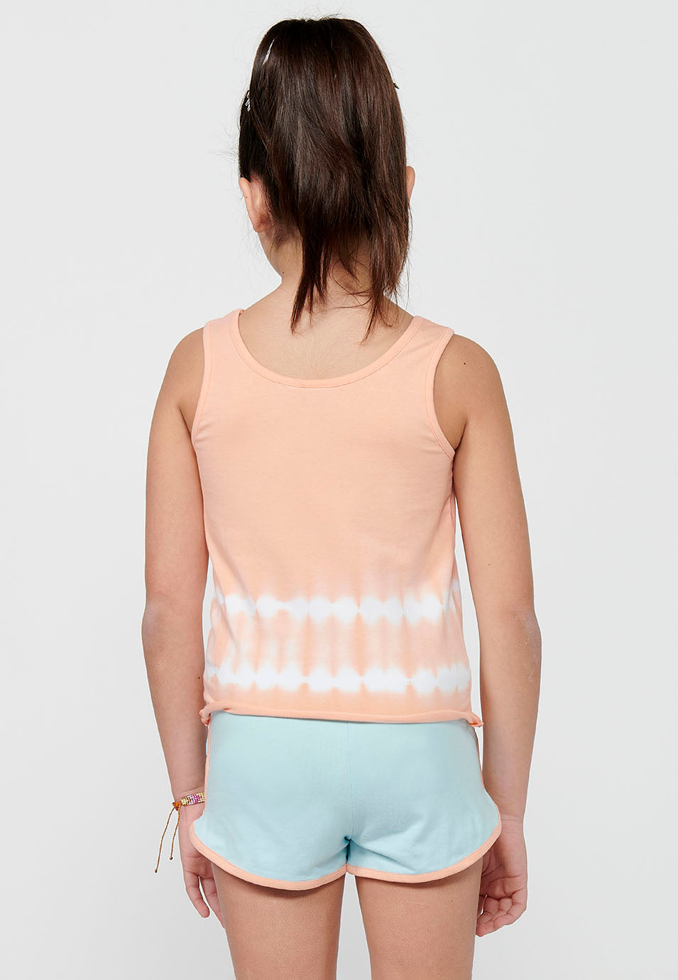 Conjunto Niña Camiseta Tirantes y Short – Koroshi Multicolor