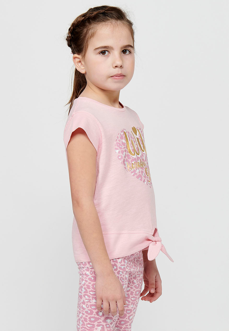Conjunto Niña Camiseta y Short Animal Print – Koroshi Rosa