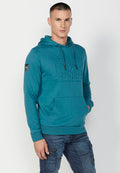 Sudadera manga larga capucha hombre
