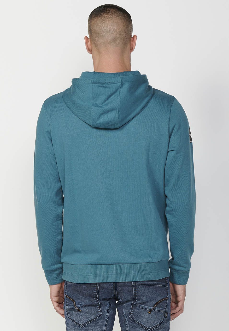 Sudadera manga larga capucha hombre