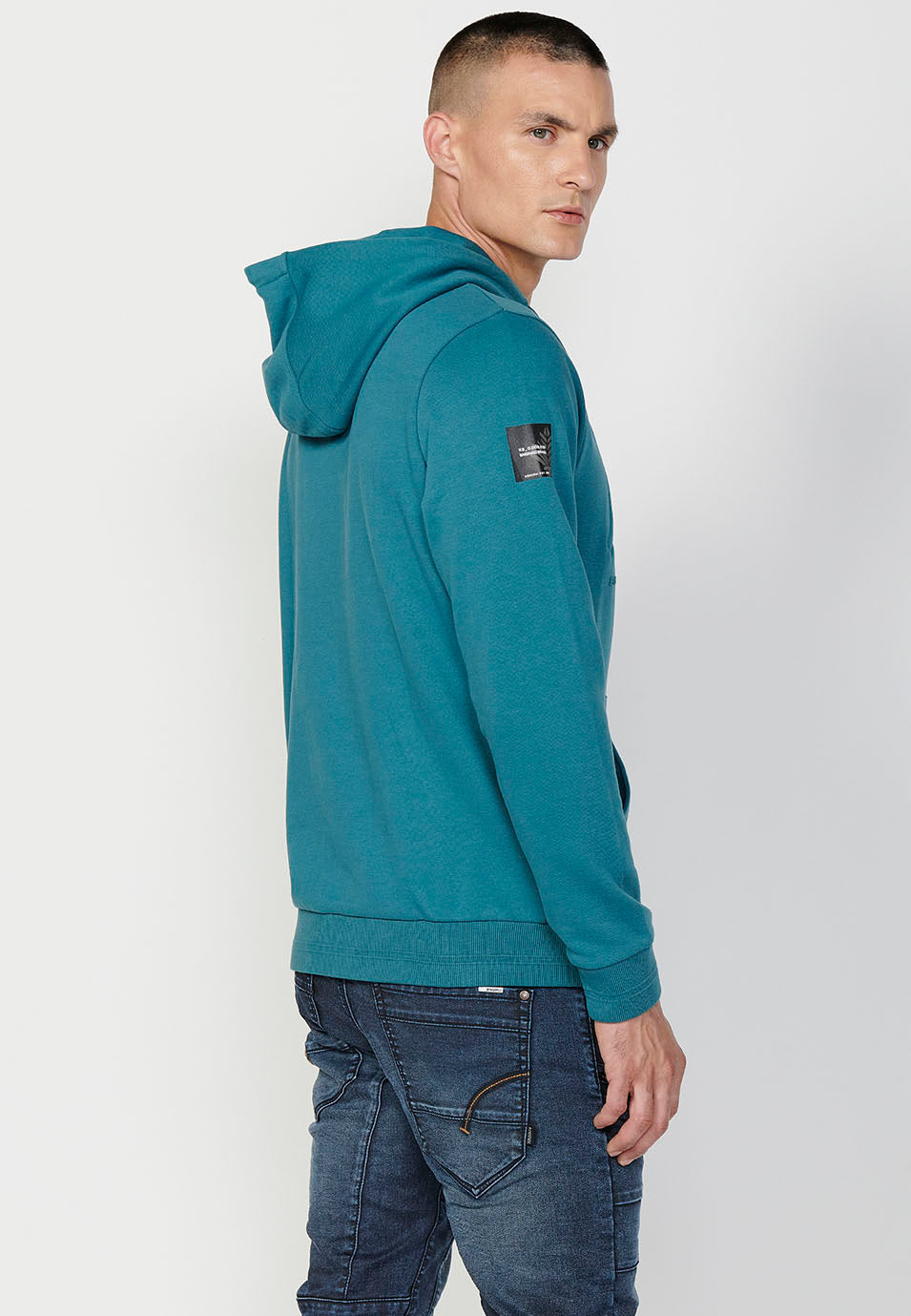 Sudadera manga larga capucha hombre