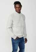 Jersey sudadera manga larga y cuello alto ajustable hombre